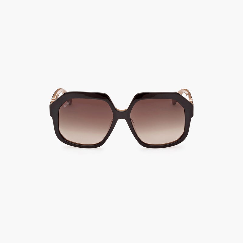 MaxMara Women Brown Lens Square Sunglasses - Image 3
